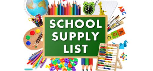 2021-2022 School Supplies 
